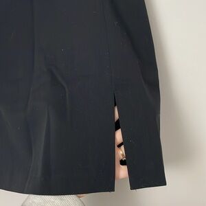 Aritzia Sunday best black slit mini skirt
